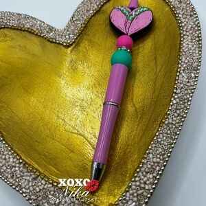 🩷Taco Beaded Handmade Pen🖋️